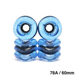 SHARK WHEEL シャークウィール ソフトウィール（クルーザー） CALIFORNIA ROLL TRANSPARENT 78A SAPPHIRE 60mm