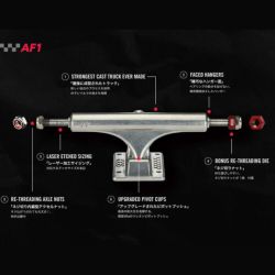 ACE TRUCK エース トラック AF1 60 HI シルバー スケートボード スケボー-7