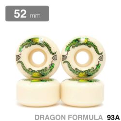 POWELL PERALTA WHEEL パウエルペラルタ ウィール DRAGONS FORMULA（DF）V1 93A GREEN DRAGON 52mm スケートボード スケボー