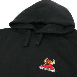 TOY MACHINE HOOD トイマシーン パーカー MONSTER EMBROIDERED BLACK スケートボード スケボー 1