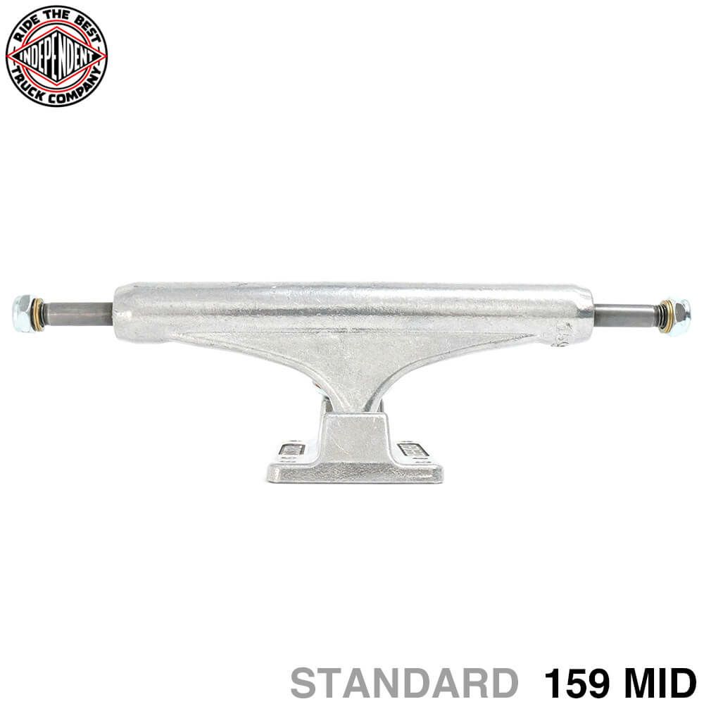 INDEPENDENT TRUCK インディペンデント トラック STAGE 11 159 MID シルバー 6 HOLE BASEPLATE スケートボード スケボー