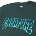 CREATURE T-SHIRT クリーチャー Tシャツ LOGO OUTLINE FOREST GREEN スケートボード スケボー 1