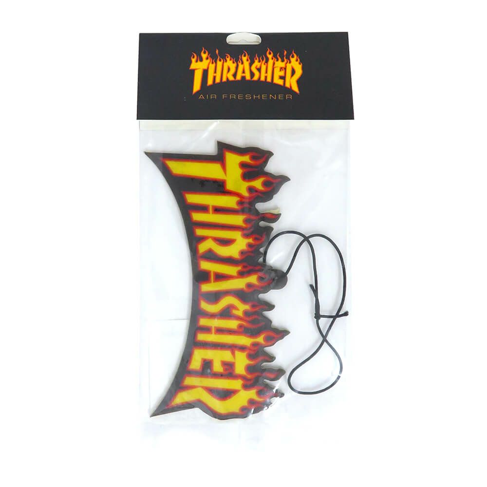 THRASHER AIR FRESHNER スラッシャー エアフレッシュナー FLAME BLACK/RED/YELLOW スケートボード スケボー