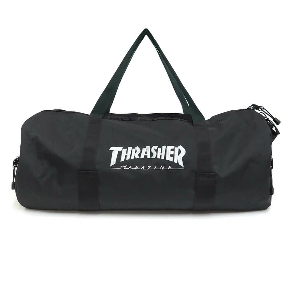 THRASHER SKATE BAG スラッシャー スケートボードバッグ DUFFLEL BAG BLACK スケートボード スケボー