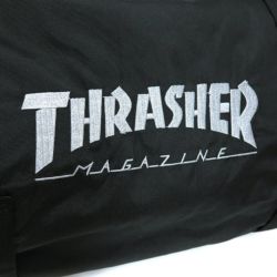 THRASHER SKATE BAG スラッシャー スケートボードバッグ DUFFLEL BAG BLACK スケートボード スケボー 9