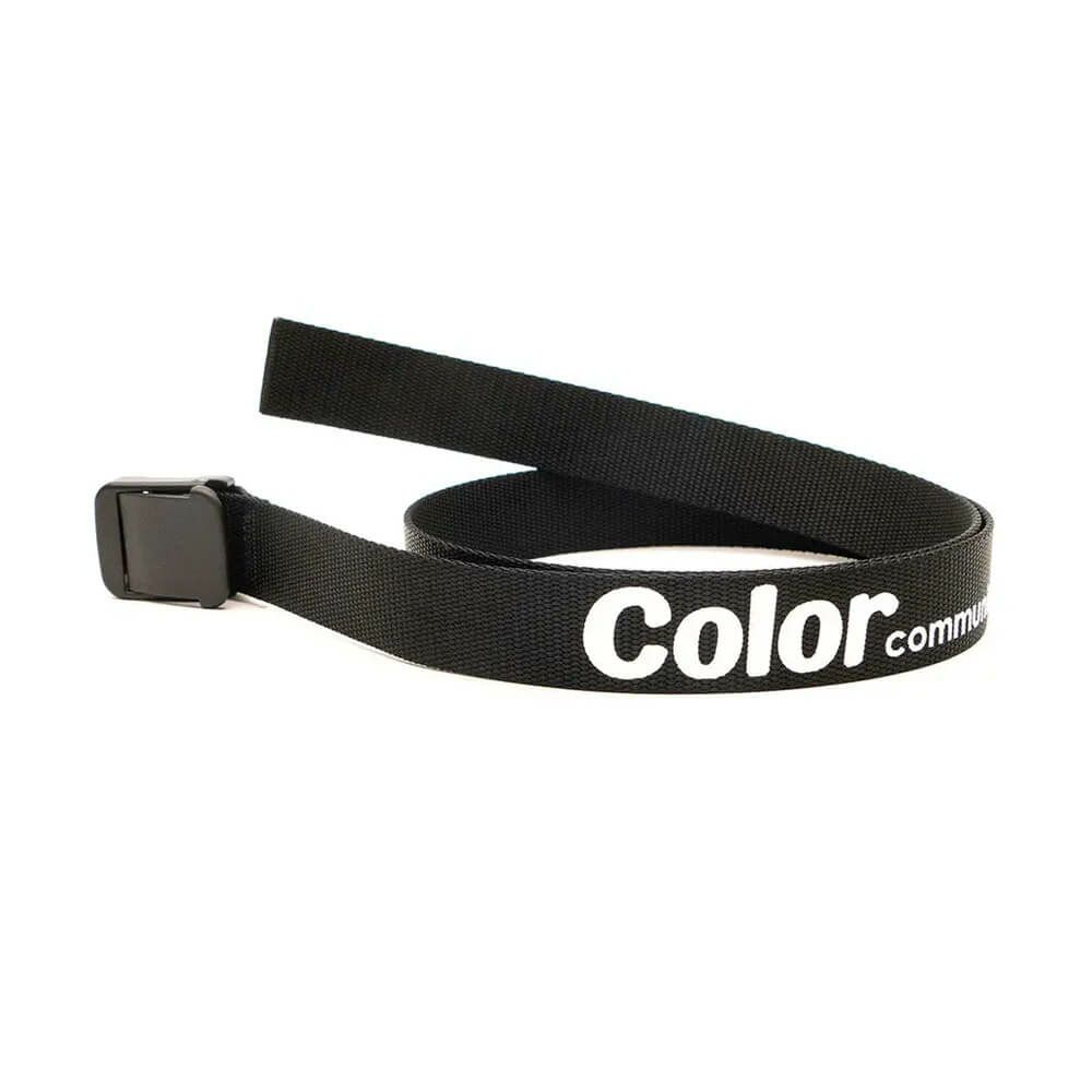 COLOR COMMUNICATIONS BELT カラーコミュニケーションズ ベルト T-LOCK SOLID WAWA BLACK スケートボード スケボー