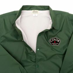 COLOR COMMUNICATIONS JACKET カラーコミュニケーションズ ジャケット DESIGN DEPT PATCH COACHS FOREST スケートボード スケボー 2