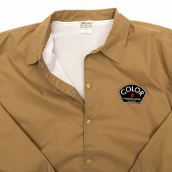 COLOR COMMUNICATIONS JACKET カラーコミュニケーションズ ジャケット DESIGN DEPT PATCH COACHS CAMEL スケートボード スケボー 2