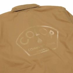 COLOR COMMUNICATIONS JACKET カラーコミュニケーションズ ジャケット DESIGN DEPT PATCH COACHS CAMEL スケートボード スケボー 3