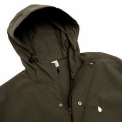 COLOR COMMUNICATIONS JACKET カラーコミュニケーションズ ジャケット DRIP EMB SHELL OLIVE スケートボード スケボー 1