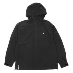 COLOR COMMUNICATIONS JACKET カラーコミュニケーションズ ジャケット DRIP EMB SHELL BLACK スケートボード スケボー