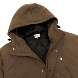 COLOR COMMUNICATIONS JACKET カラーコミュニケーションズ ジャケット DRIP EMB PUFFY BROWN スケートボード スケボー 1