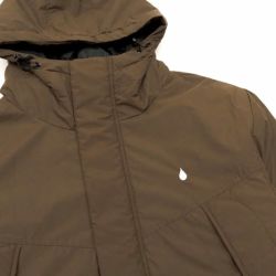 COLOR COMMUNICATIONS JACKET カラーコミュニケーションズ ジャケット DRIP EMB PUFFY BROWN スケートボード スケボー 2