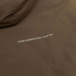 COLOR COMMUNICATIONS JACKET カラーコミュニケーションズ ジャケット DRIP EMB PUFFY BROWN スケートボード スケボー 4