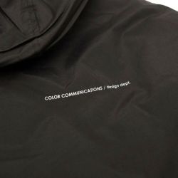 COLOR COMMUNICATIONS JACKET カラーコミュニケーションズ ジャケット DRIP EMB PUFFY BLACK スケートボード スケボー 4