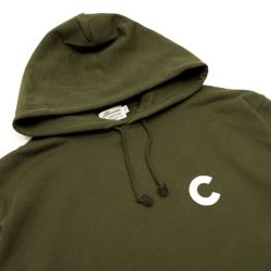 COLOR COMMUNICATIONS HOOD カラーコミュニケーションズ パーカー CPPLIQUE 2 OLIVE スケートボード スケボー 1