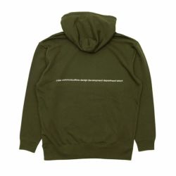 COLOR COMMUNICATIONS HOOD カラーコミュニケーションズ パーカー CPPLIQUE 2 OLIVE スケートボード スケボー 4