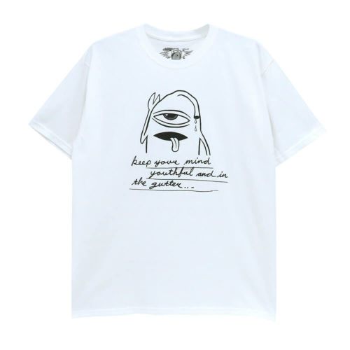  TOY MACHINE T-SHIRT トイマシーン Tシャツ YOUTHFUL WHITE スケートボード スケボー