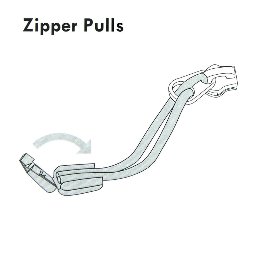 VAGA STRAP バガ ストラップ ZIPPER PULLS（6本入り） GLOW WHITE スケートボード スケボー 6