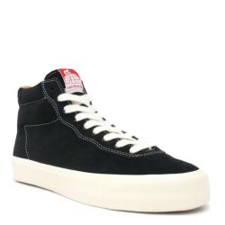 LAST RESORT AB SHOES ラストリゾートエービー シューズ スニーカー VM001 HI SUEDE 黒/白 BLACK/WHITE スケートボード スケボー