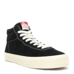 LAST RESORT AB SHOES ラストリゾートエービー シューズ スニーカー VM001 HI SUEDE 黒/白 BLACK/WHITE スケートボード スケボー