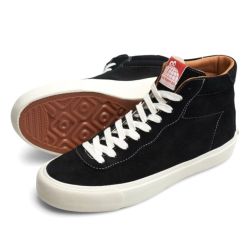 LAST RESORT AB SHOES ラストリゾートエービー シューズ スニーカー VM001 HI SUEDE 黒/白 BLACK/WHITE スケートボード スケボー 1