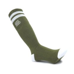 ANTIHERO SOCKS アンチヒーロー ソックス 靴下 BLACK HERO OUTLINE OLIVE/WHITE スケートボード スケボー