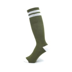 ANTIHERO SOCKS アンチヒーロー ソックス 靴下 BLACK HERO OUTLINE OLIVE/WHITE スケートボード スケボー 1