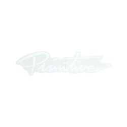 PRIMITIVE STICKER プリミティブ ステッカー NUEVO SCRIPT LOGO WHITE スケートボード スケボー