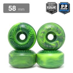 SPITFIRE WHEEL スピットファイヤー ウィール FORMULA FOUR (F4) CLASSIC 99D ライム/緑 58mm スケートボード スケボー