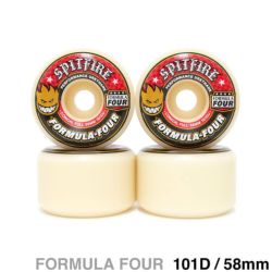 SPITFIRE WHEEL スピットファイヤー ウィール FORMULA FOUR (F4) CONICAL FULL 101D 58mm スケートボード スケボー