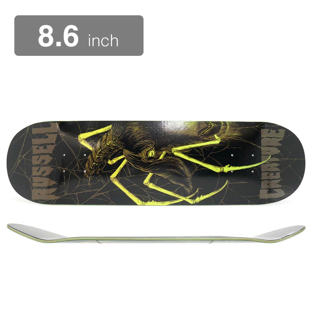 CREATURE DECK クリーチャー デッキ CHRIS RUSSELL ARACHNE VX 8.6 スケートボード スケボー