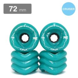 SHARK WHEEL シャークウィール ソフトウィール（クルーザー） DNA 78A TURQUOISE 72mm