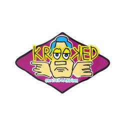 KROOKED STICKER クルキッド ステッカー DUDE PINK スケートボード スケボー