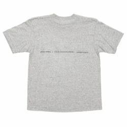 COLOR COMMUNICATIONS T-SHIRT カラーコミュニケーションズ Tシャツ COLOR COMMUNICATIONS x STRUSH WHEELS SCRIPT DRIP WHEEL GREY スケートボード スケボー 1