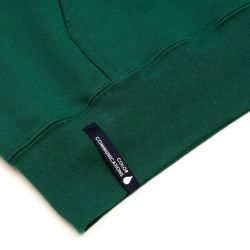 COLOR COMMUNICATIONS HOOD カラーコミュニケーションズ パーカー COLOR COMMUNICATIONS x STRUSH WHEELS SCRIPT DRIP EMB DARK GREEN 刺繍ロゴ スケートボード スケボー 4