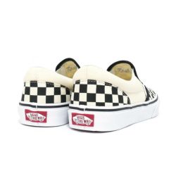 VANS SHOES バンズ シューズ スニーカー KID'S CLASSIC SLIP ON CHECKERBOARD 黒/白 BLACK/WHITE（US企画） スケートボード スケボー 2