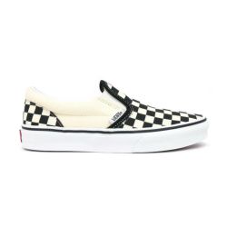 VANS SHOES バンズ シューズ スニーカー KID'S CLASSIC SLIP ON CHECKERBOARD 黒/白 BLACK/WHITE（US企画） スケートボード スケボー 3