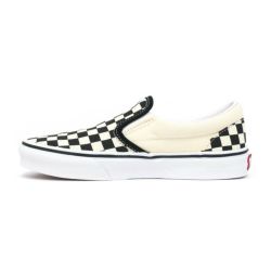 VANS SHOES バンズ シューズ スニーカー KID'S CLASSIC SLIP ON CHECKERBOARD 黒/白 BLACK/WHITE（US企画） スケートボード スケボー 4