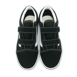 VANS SHOES バンズ シューズ スニーカー KID'S OLD SKOOL V 黒/白 BLACK/WHITE（US企画） スケートボード スケボー 1