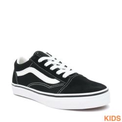 VANS SHOES バンズ シューズ スニーカー（子供用） KID'S OLD SKOOL BLACK/WHITE（US企画） スケートボード スケボー