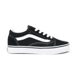 VANS SHOES バンズ シューズ スニーカー KID'S OLD SKOOL 黒/白 BLACK/WHITE（US企画） スケートボード スケボー 3