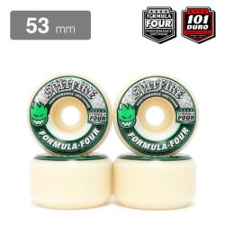 SPITFIRE WHEEL スピットファイヤー ウィール FORMULA FOUR (F4) CONICAL 101D GREEN PRINT 53mm