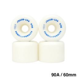 POWELL PERALTA WHEEL パウエルペラルタ ウィール RAT BONES 90A 白 60mm スケートボード スケボー