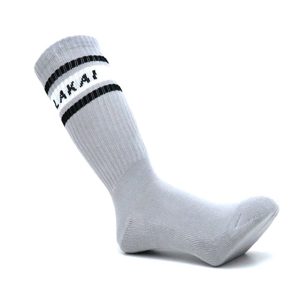 LAKAI SOCKS ラカイ ソックス 靴下 TUBE CREW GREY スケートボード スケボー