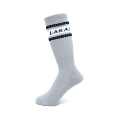 LAKAI SOCKS ラカイ ソックス 靴下 TUBE CREW GREY スケートボード スケボー 1