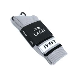 LAKAI SOCKS ラカイ ソックス 靴下 TUBE CREW GREY スケートボード スケボー 5