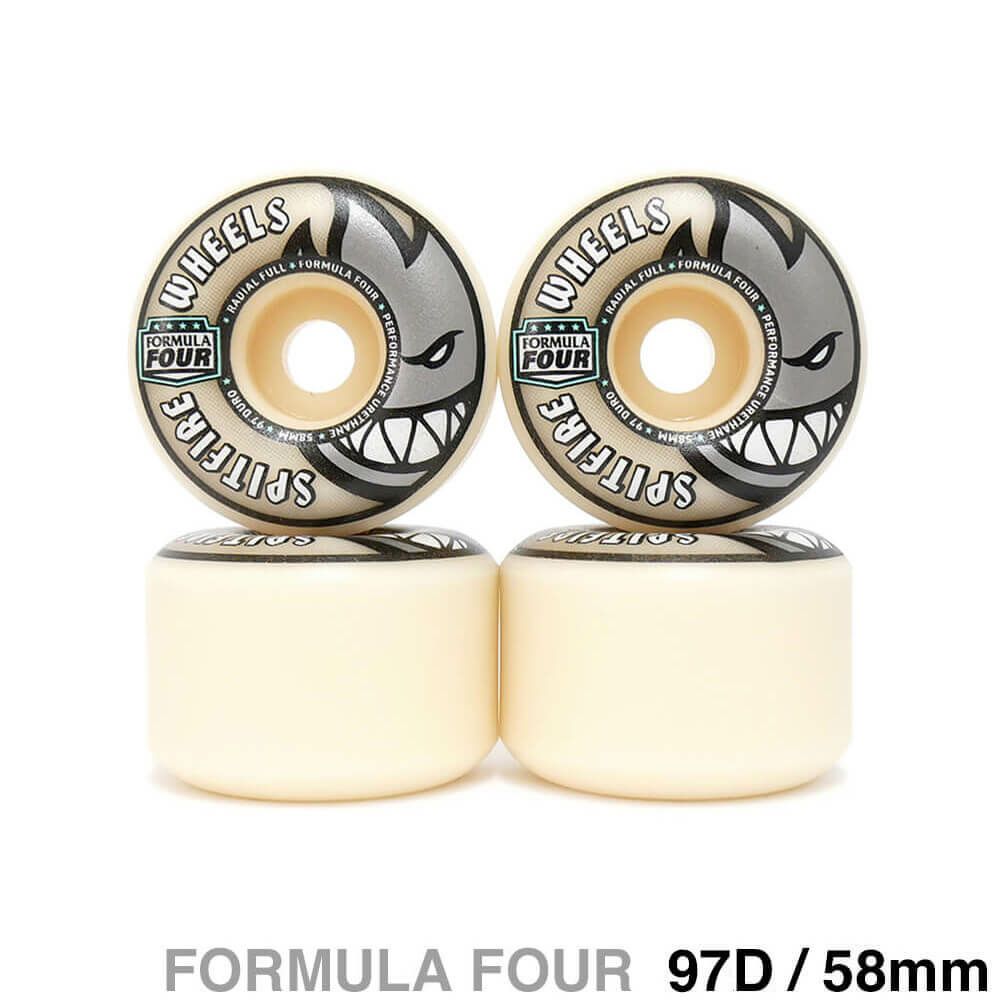 SPITFIRE WHEEL スピットファイヤー ウィール FORMULA FOUR (F4) RADIAL FULL 97D 58mm スケートボード スケボー