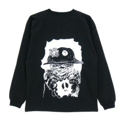 LOLA'S HARDWARE LONG SLEEVE ローラズハードウエア ロングスリーブTシャツ HAVA A GOOD TIME PEACE SYSTEM BLACK スケートボード スケボー 1