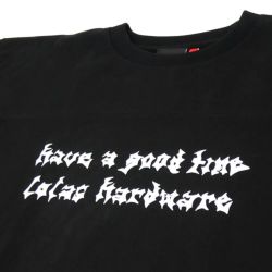 LOLA'S HARDWARE LONG SLEEVE ローラズハードウエア ロングスリーブTシャツ HAVA A GOOD TIME PEACE SYSTEM BLACK スケートボード スケボー 2